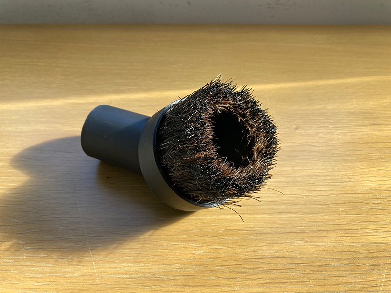 Charles vacuum's soft dusting brush attachment