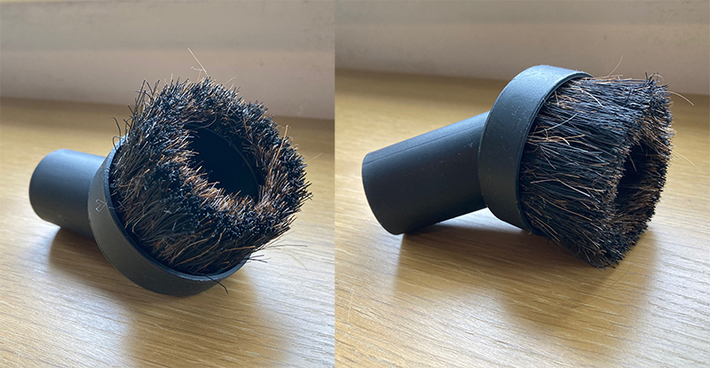 The soft dusting brush for the Henry Pet vacuum cleaner.