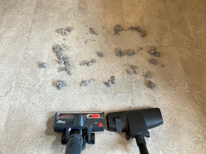 Henry Quick vs Henry vacuum cleaner hard floor comparison before 