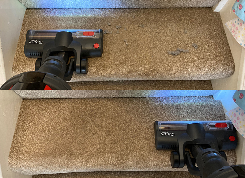 Henry Quick Stair Tread Cleaning Results